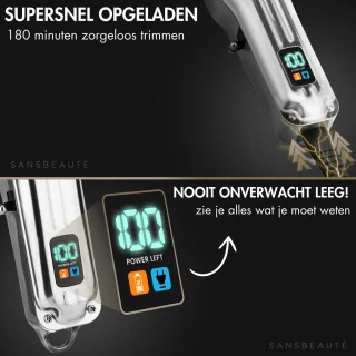 Sansbeauté Cheveux Draadloze Professionele Haartrimmer