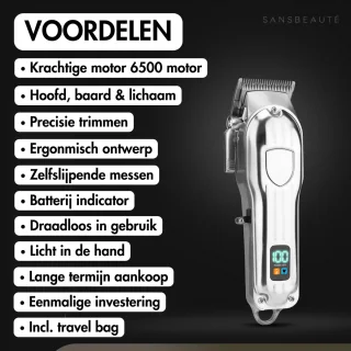 Sansbeauté Cheveux Draadloze Professionele Haartrimmer
