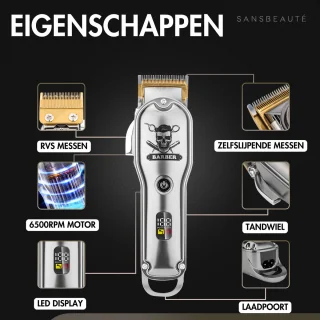 Sansbeauté Draadloze Tondeuse voor Mannen