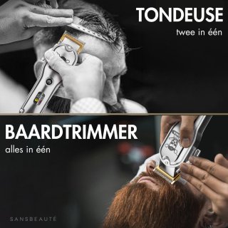 Sansbeauté Draadloze Tondeuse voor Mannen