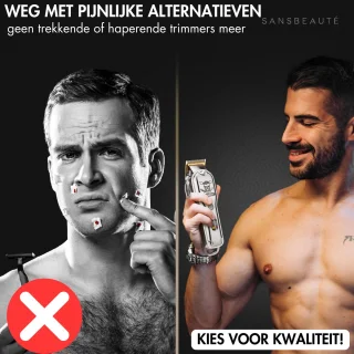 Sansbeauté Draadloze Tondeuse voor Mannen