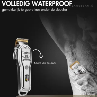 Sansbeauté Draadloze Tondeuse voor Mannen