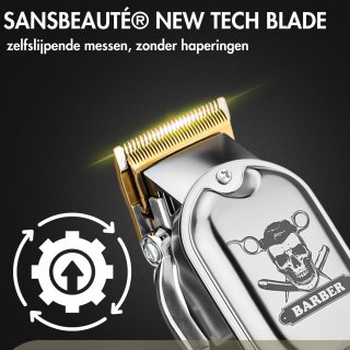Sansbeauté Draadloze Tondeuse voor Mannen
