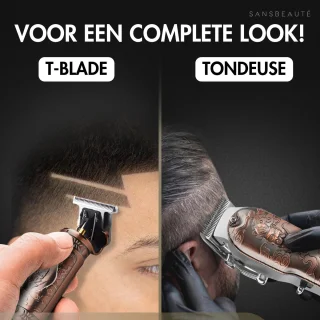 Sansbeauté Professionele 4-in-1 Draadloze Tondeuse voor Mannen