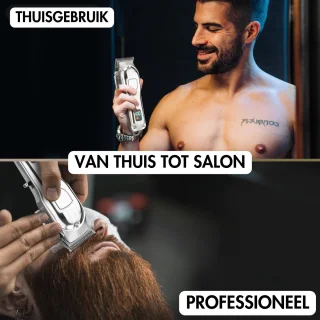 Sansbeauté® Professionele Draadloze Haar- en Baardtondeuse Set