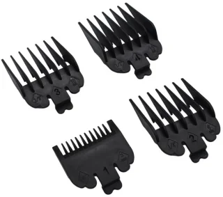 Set van 4 haartrimmeropzetkammen