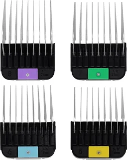 Set van 4 RVS tondeuse-opzetkammen