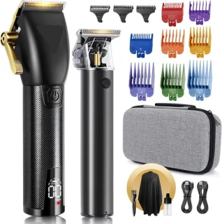 SnelShoppen draadloze baard- en haartrimmer set