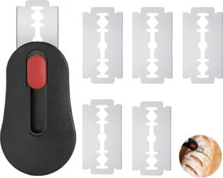 SnelShoppen - draadloze haartrimmerset met 6 opzetstukken, rood en zwart