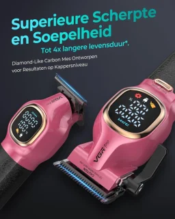 SnelShoppen draadloze tondeuse set zwart s