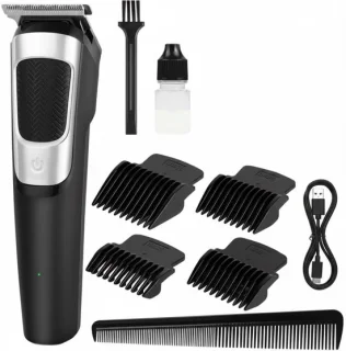 SNJY® Tondeuse Hoofd- en Baardtrimmer Zwart