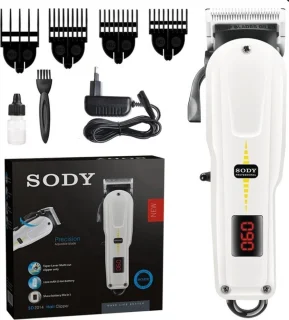 SODY Draadloze Tondeuse 6-Delig Wit