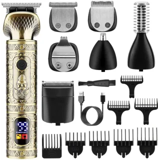 De STILVORA Elektrische Heren Tondeuse - Goud in één oogopslag