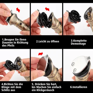 Wat vinden we goed aan de STILVORA Elektrische Heren Tondeuse - Goud