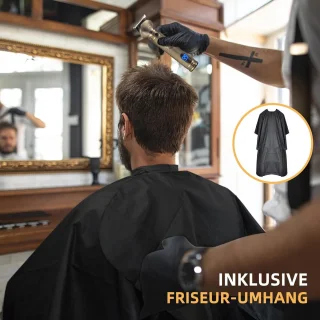 STILVORA Haarstyling Set – Tondeuse, Baardtrimmer en Neustrimmer, Goud