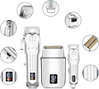 STILVORA Kapseltondeuse Set (Tondeuse & Trimmer)