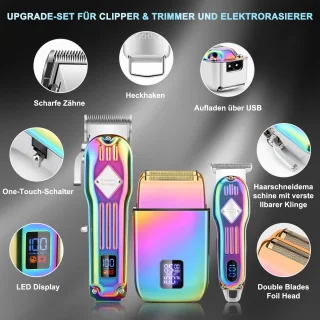 STILVORA Oplaadbare Tondeuse Set