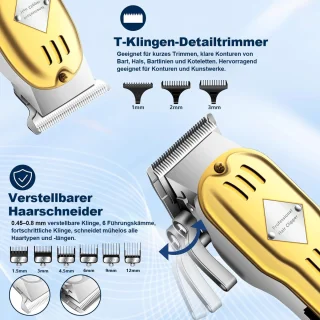 STILVORA Tondeuse en Trimmer Set
