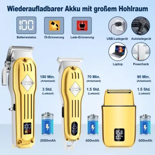 STILVORA Tondeuse en Trimmer Set