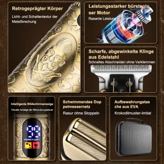 STILVORA Tondeuse Set