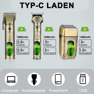 Wat vinden we goed aan de STILVORA Tondeuse Set – Haartrimmer en Neustrimmer, Brons