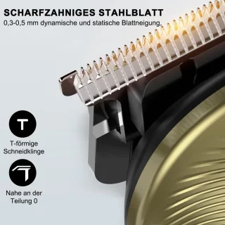 STILVORA Tondeuse Set – Haartrimmer en Neustrimmer, Brons