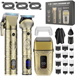 STILVORA Tondeuse Set – Compacte, veelzijdige verzorging in brons