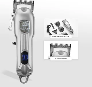 Suttik Draadloze Professionele Tondeuse en Trimmer