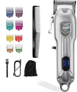 Suttik Draadloze Professionele Tondeuse en Trimmer