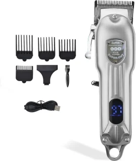 Suttik Professionele Draadloze Tondeuse en Trimmer
