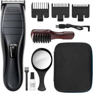 Thijox draadloze haartrimmer set voor mannen zwart