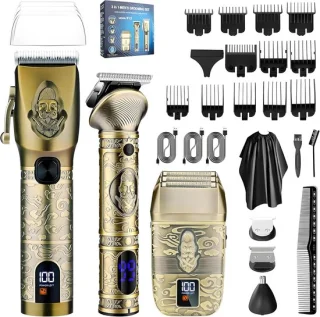 Thijox professionele tondeuse en baardtrimmer set, elektrisch scheerapparaat voor heren