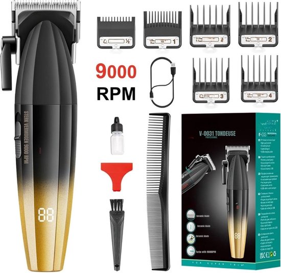 Thuys Draadloze Tondeuse Hoofdhaar Zwart review