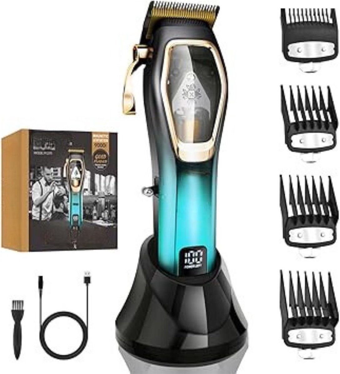 De Thuys Tondeuse Hoofdhaar Draadloos Blauw in één oogopslag