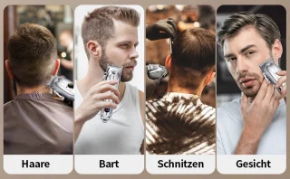 tondeuse 2-in-1 Professionele Baard- en Haartrimmer voor Mannen