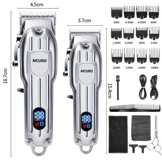 tondeuse 2-in-1 Professionele Baard- en Haartrimmer voor Mannen