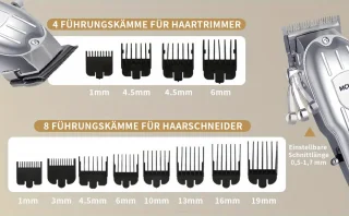 tondeuse 2-in-1 Professionele Baard- en Haartrimmer voor Mannen