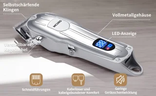 tondeuse 2-in-1 Professionele Baard- en Haartrimmer voor Mannen