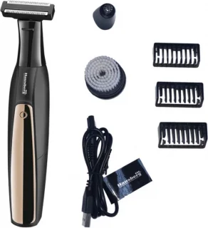 Tondeuse 3-in-1 Baardtrimmer met Opzetkammen Oplaadbaar