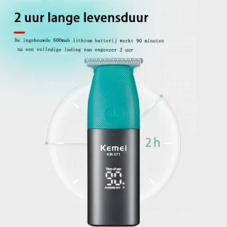Tondeuse All-in-One Precisietrimmer Groen USB Oplaadbaar