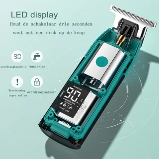 Tondeuse All-in-One Precisietrimmer Groen USB Oplaadbaar