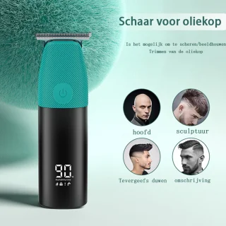 Tondeuse All-in-One Precisietrimmer Groen USB Oplaadbaar