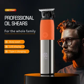 Tondeuse All-in-One Precisietrimmer Oranje USB Oplaadbaar