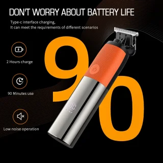 Tondeuse All-in-One Precisietrimmer Oranje USB Oplaadbaar