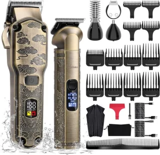 Tondeuse en baardtrimmer set voor mannen
