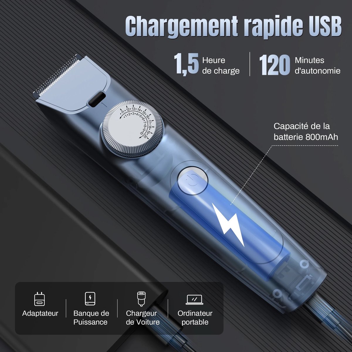 Wat vinden we goed aan de Tondeuse Machine Professioneel Snoerloos Zwart