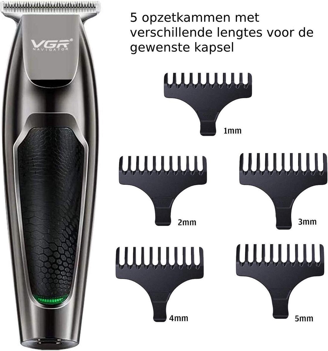 Wat vinden we goed aan de Tondeuse Mannen Draadloos met 5 Opzetstukken