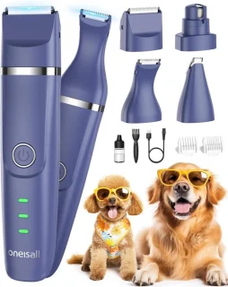 Tondeuse voor katten en honden - langhaar - Blauw