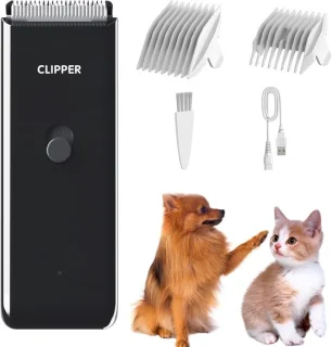 Tondeuse voor katten en honden, zwart