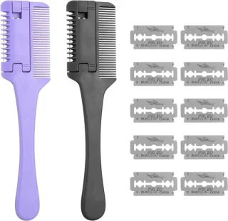 Tondeuse - zwart - 19 cm - roestvrij staal - voor volwassenen en kinderen